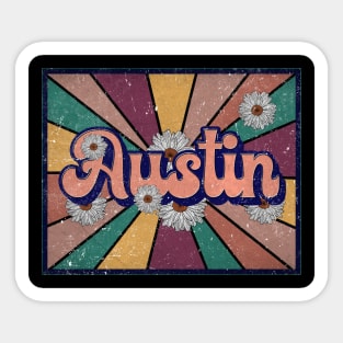 Awesome Name Austin Lovely Styles Vintage 70s 80s 90s Sticker